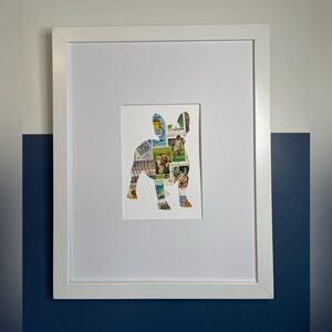 French Bulldog Postage Stamp Art
